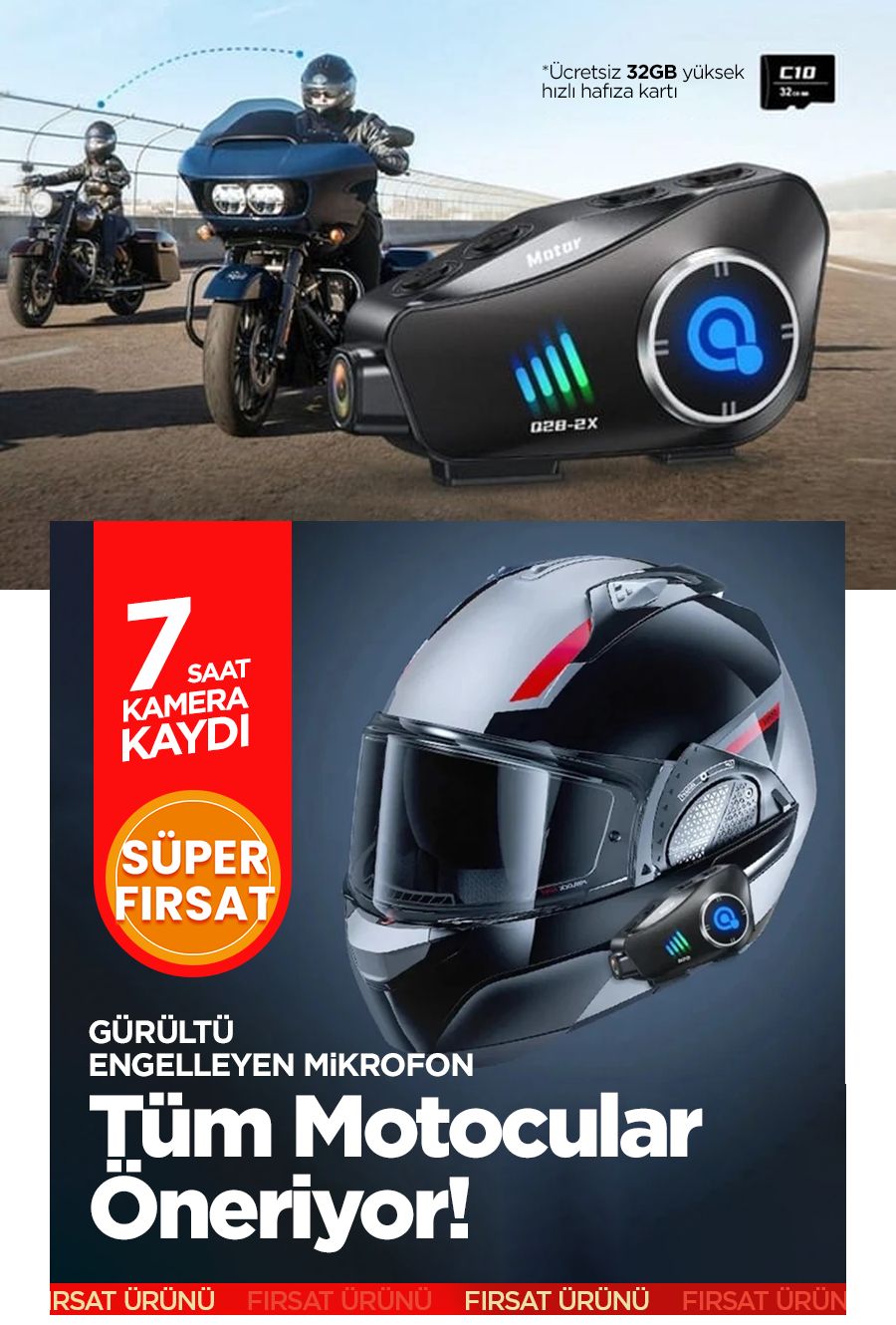 Q28 Kask Kamerası Görsel 2