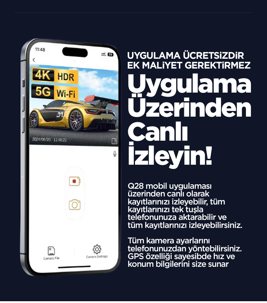 Q28 Kask Kamerası Görsel 4
